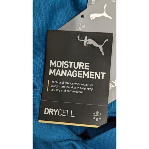 Puma Womens Size 2X Digi Blue Relaxed Fit Long Sleeve Modern Sports Hoodie - Picture 8 of 13